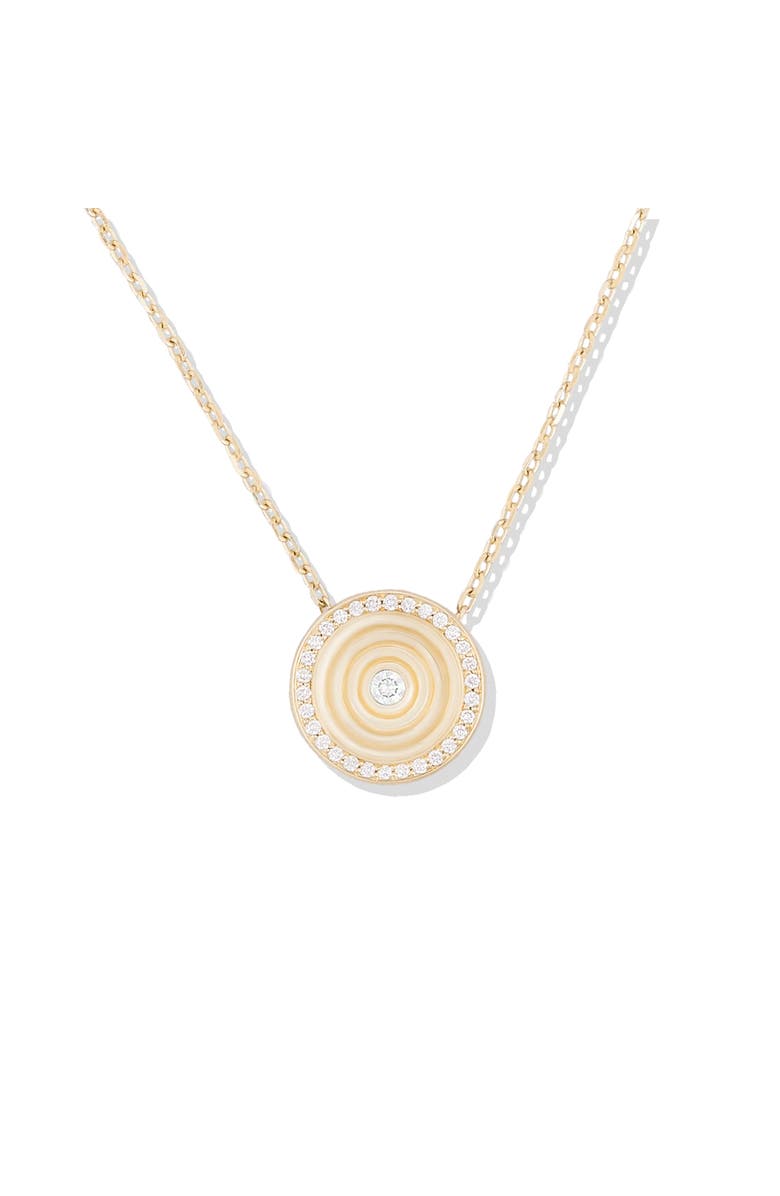 Campbell + Charlotte Revel Small Dimensional Pendant, Main, color, Diamond- Gold