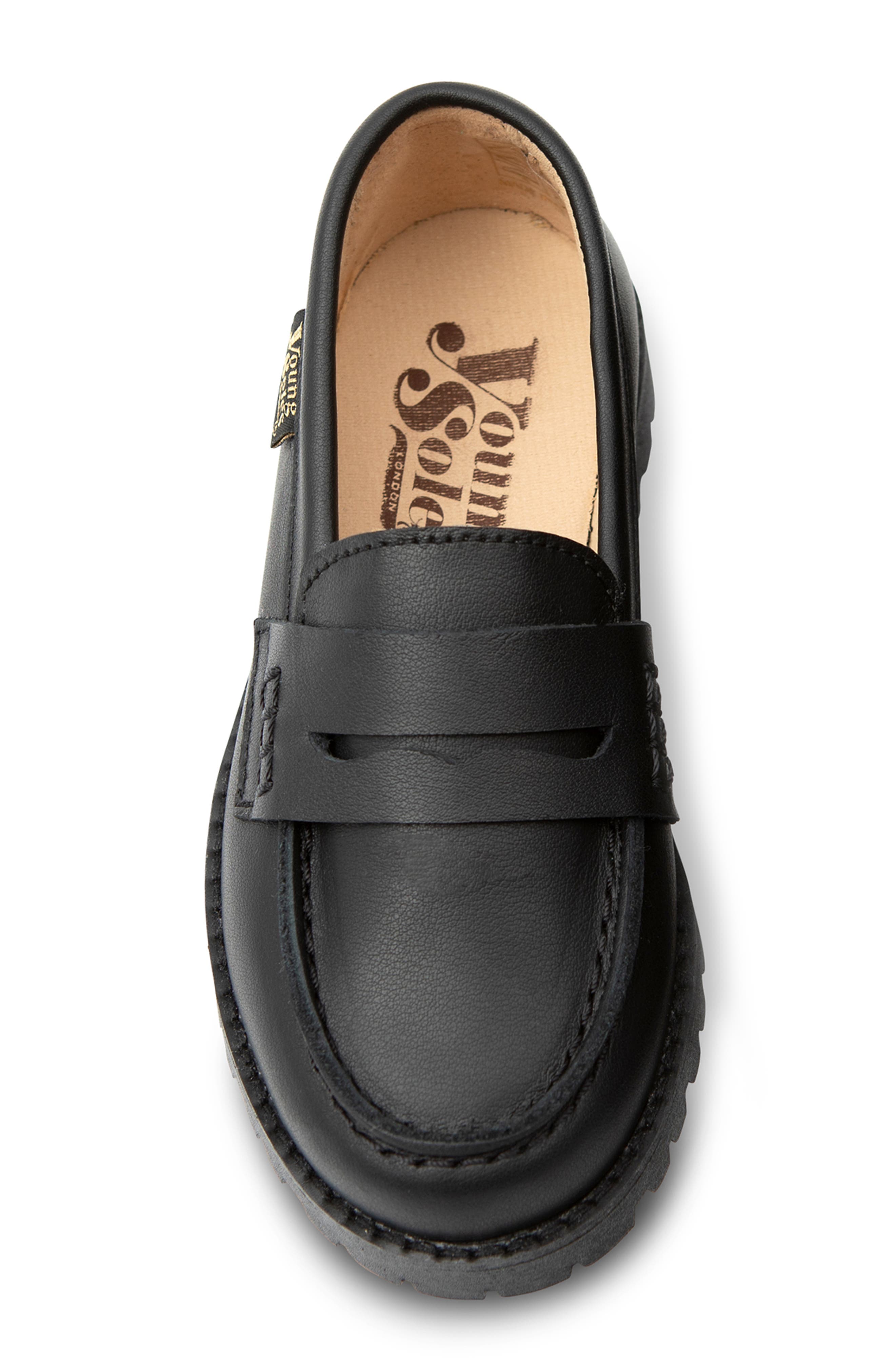 Young Soles Nicki Kids Loafer, Alternate, color, Black