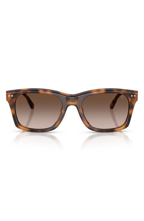 Gender Inclusive RL8237U 55mm Gradient Brown Square Sunglasses