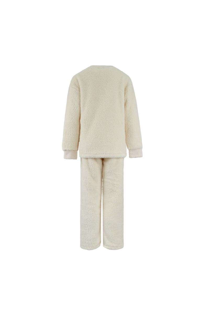 Lola + The Boys Big Bow Crystal Fuzzy Set, Alternate, color, White