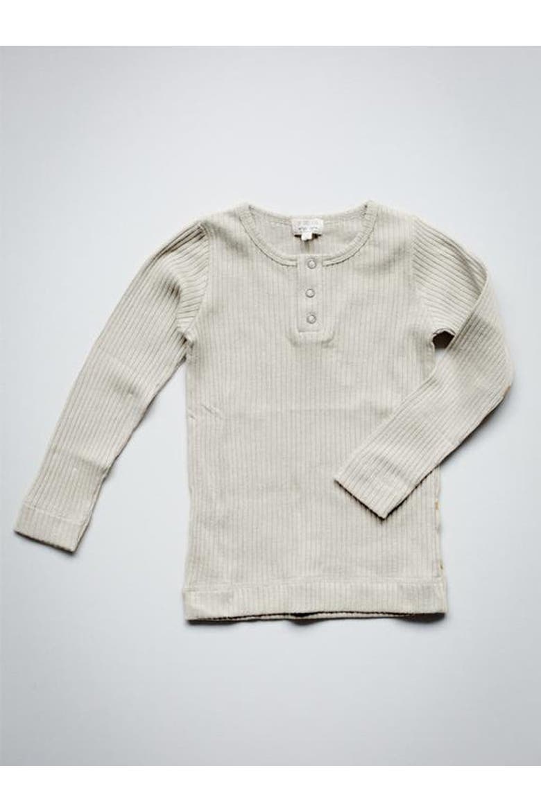 The Ribbed Top, Main, color, ecru