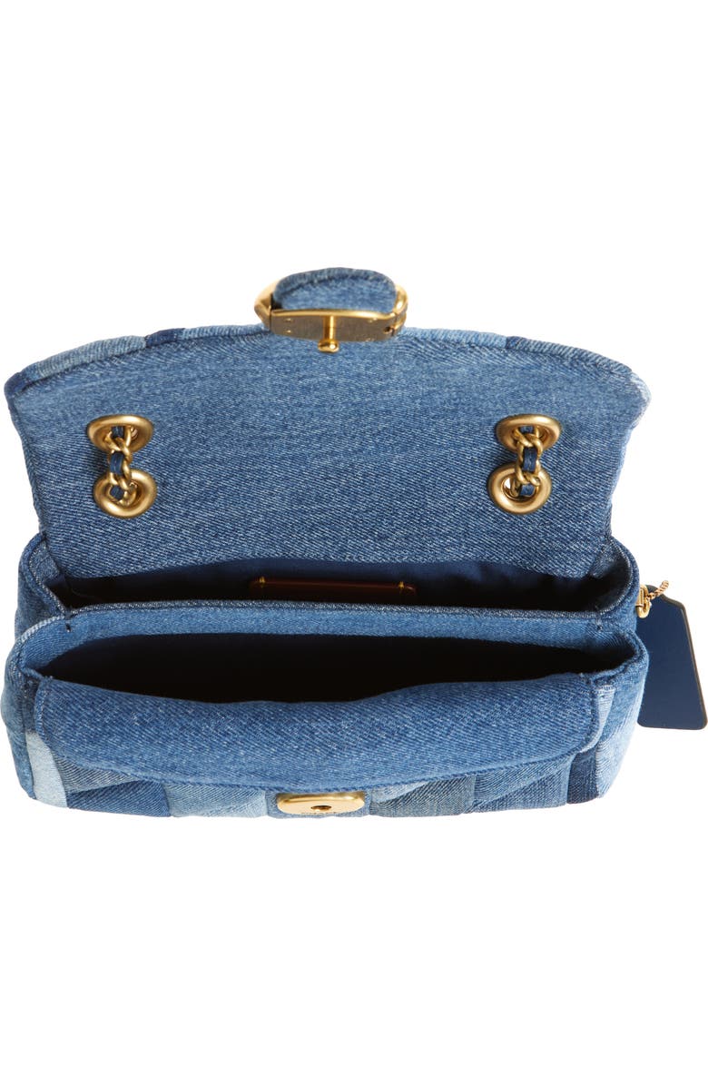 COACH Tabby 20 Denim Patchwork Quilting Shoulder Bag, Alternate, color,