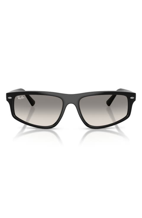59mm Gradient Geometric Sunglasses