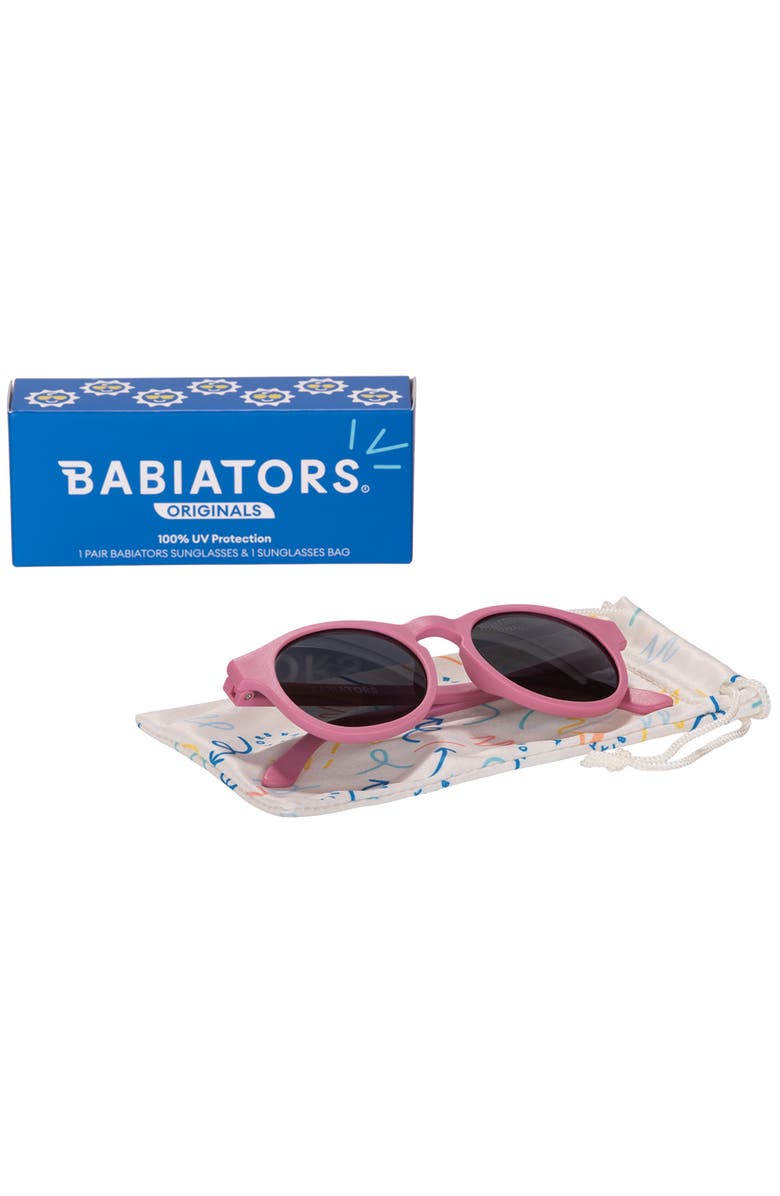 Babiators Kids' Mooncherry Keyhole Sunglasses, Alternate, color, Pink