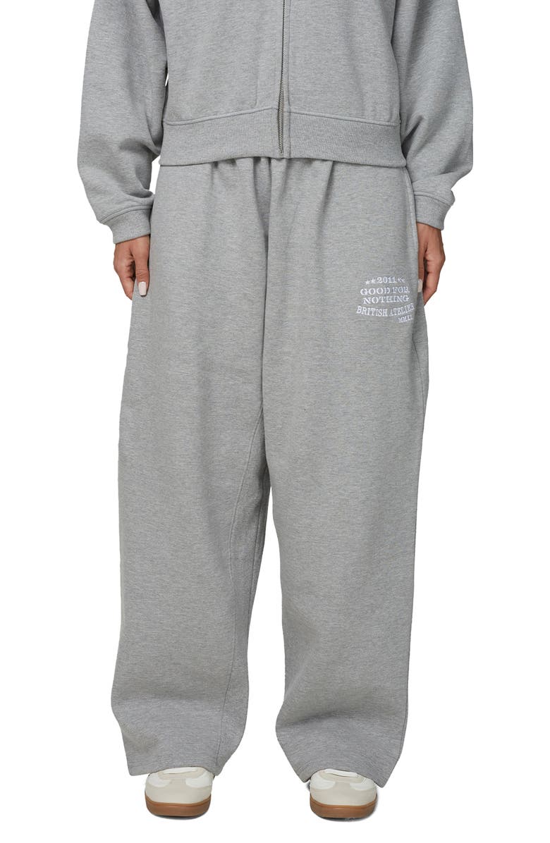 Good For Nothing Wide Leg Icarus Joggers, Main, color, Grey