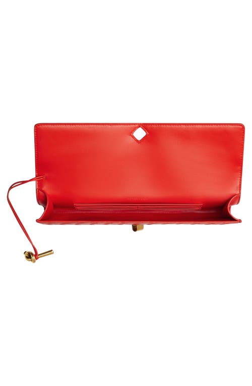 Bottega Veneta Long Andiamo Intrecciato Clutch Bag In Multi