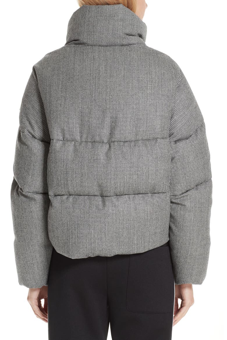 Cer Wool Down Puffer Jacket, Alternate, color, BLACK