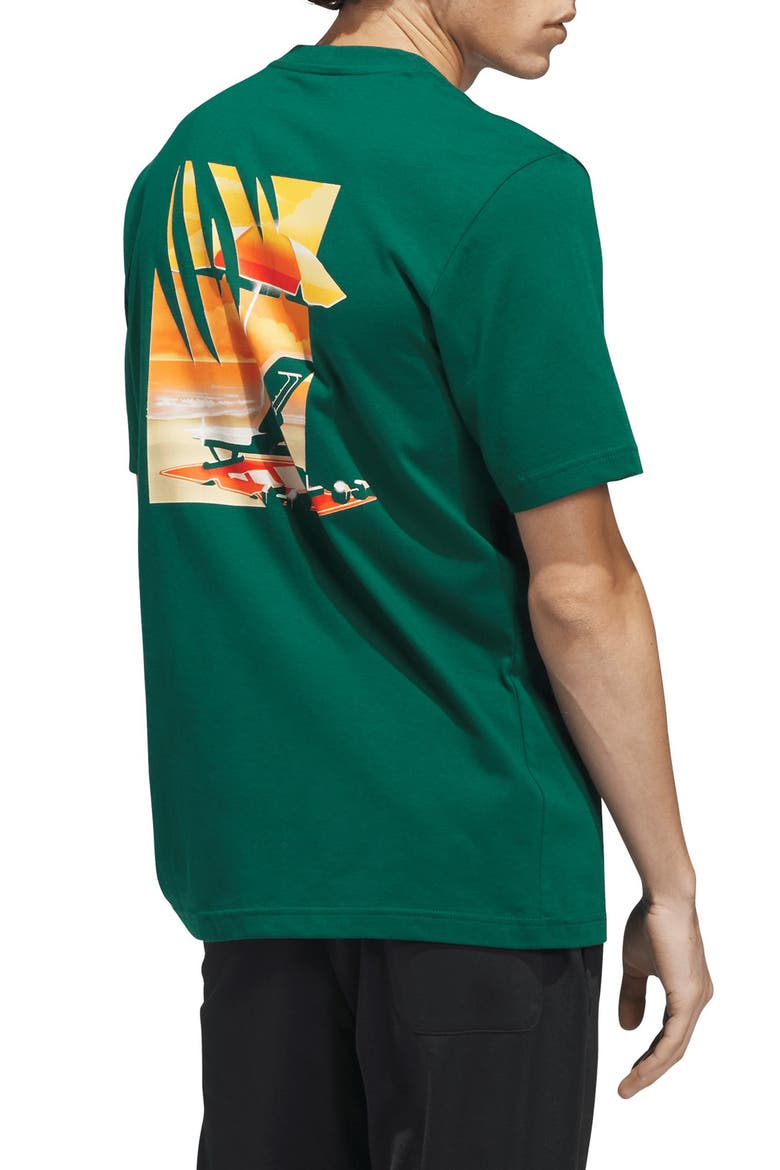 Everyday Getaway Graphic T-Shirt, Alternate, color, COLLEGIATE GREEN
