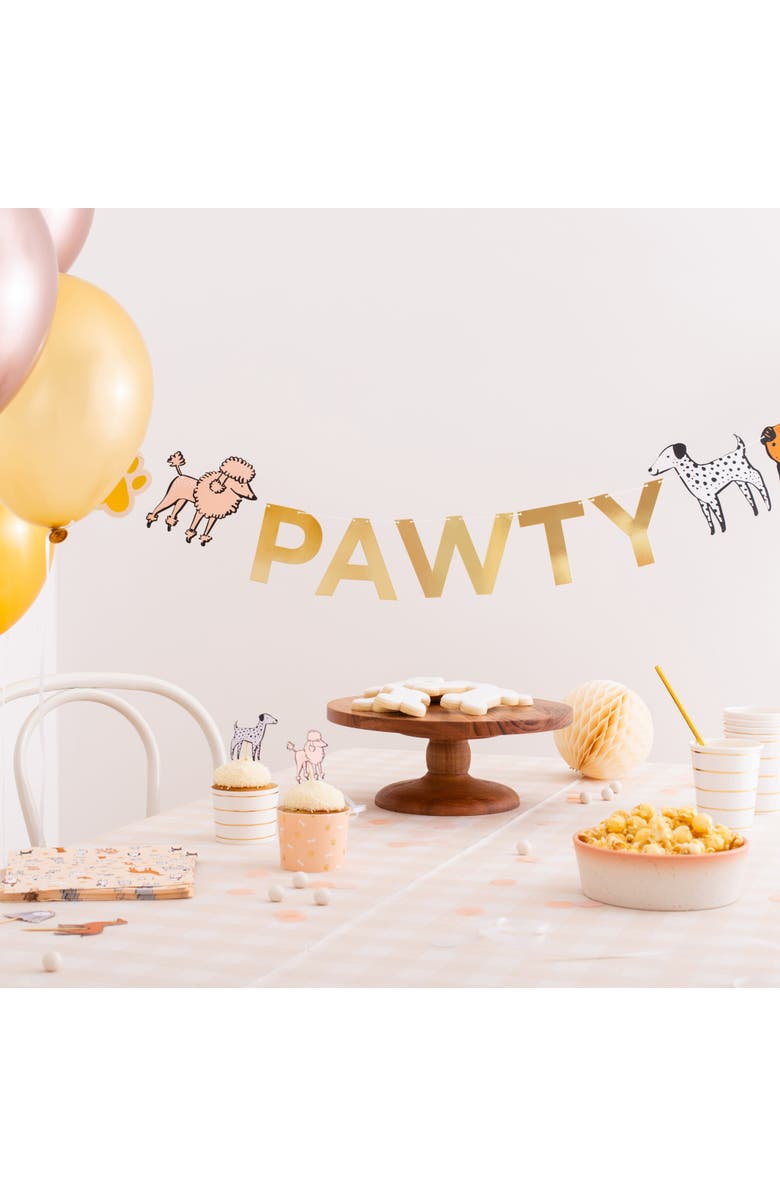 Daydream Society Say Everything Alphabet and Numbers Garland Set, Alternate, color, Gold