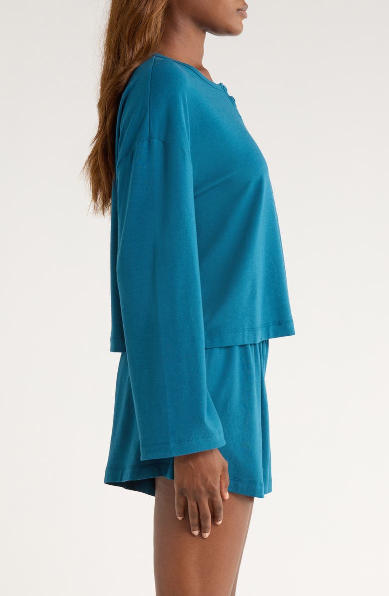 Lunya Slumberknit<sup>™</sup> Pajamas, Alternate, color, Piq Teal