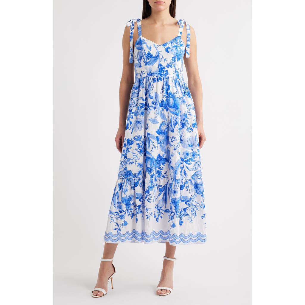 Sam Edelman Floral Toile Corset Sundress
