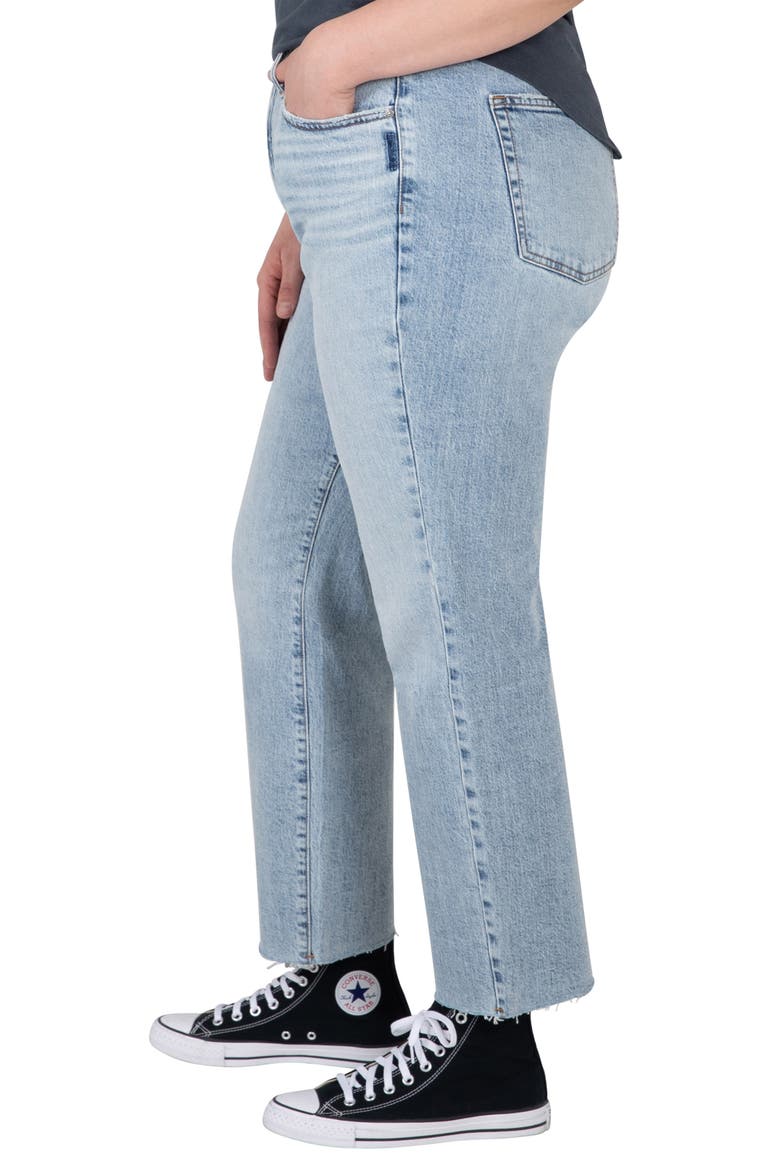 Highly Desirable Ultra High Waist Straight Leg Jeans, Alternate, color, INDIGO