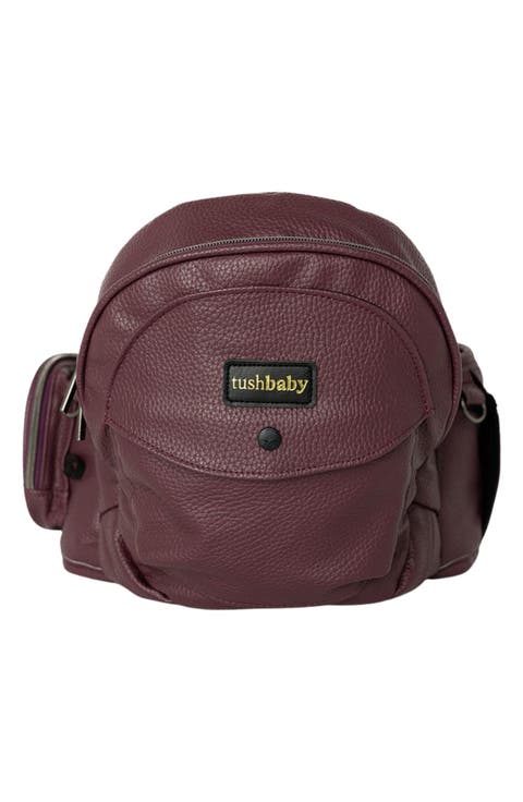 Quilted Faux Leather Hip Seat Carrier