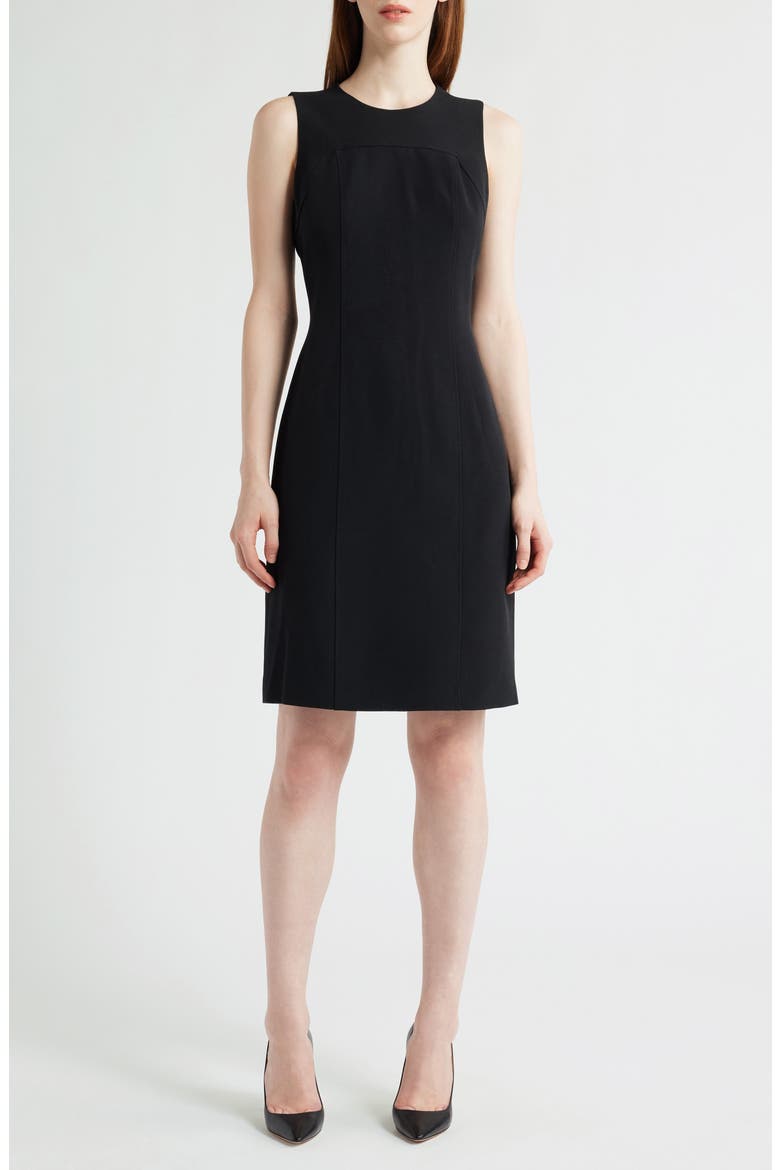Sleeveless Sheath Dress & Jacket Set, Alternate, color, BLACK