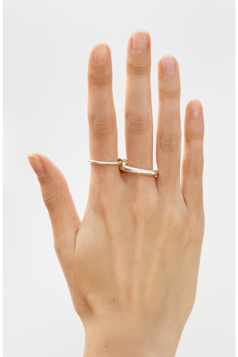 Agon Vulcan Stack Ring, Alternate, color, SILVER