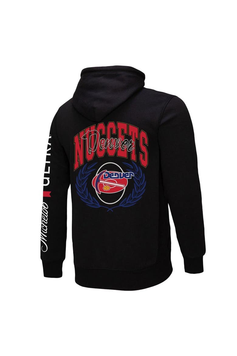 Men's Mitchell & Ness Black Denver Nuggets NBA x Michelob Ultra Swish & Sip Pullover Hoodie, Alternate, color, Black