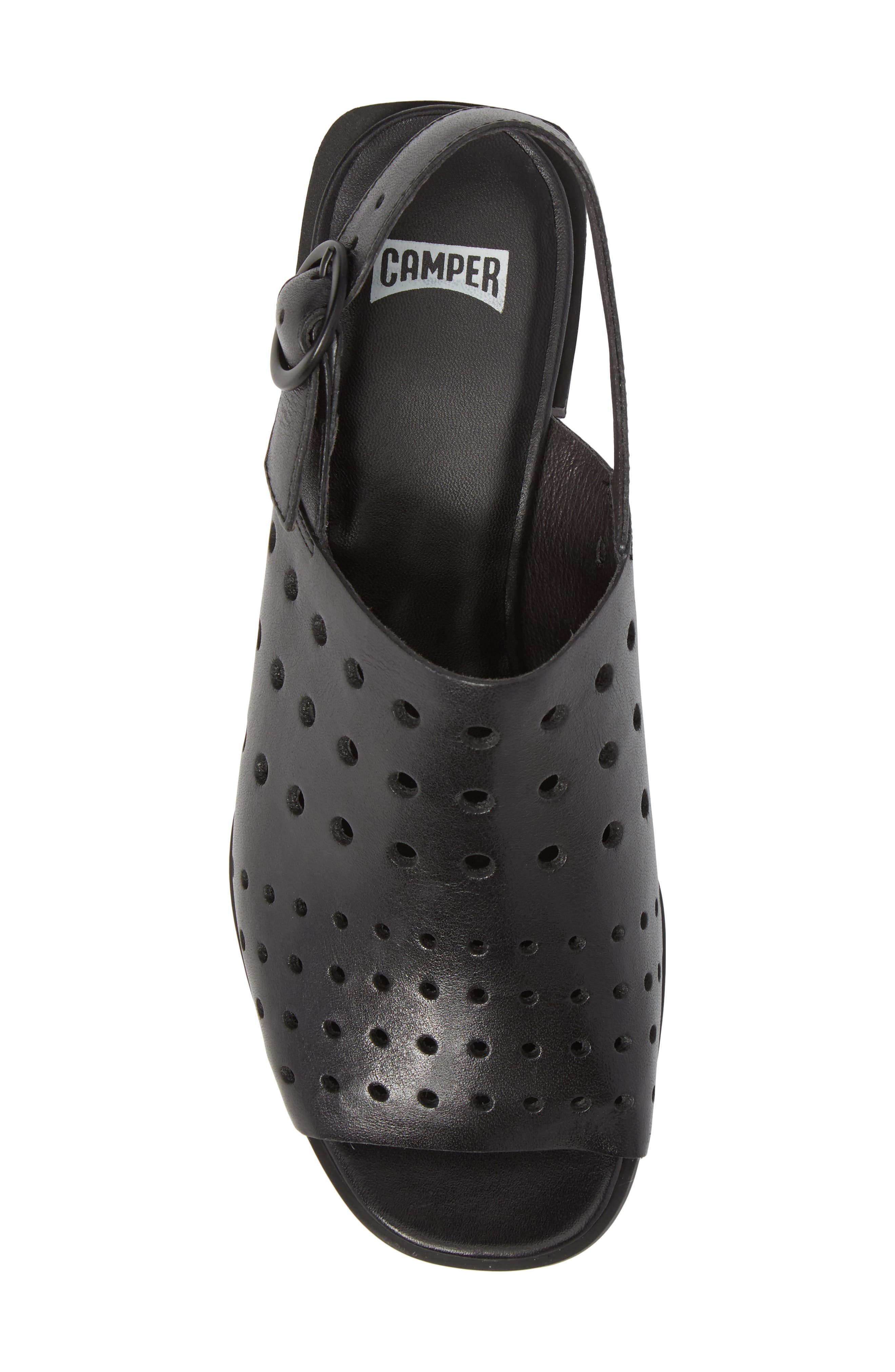 Twins Sandal, Alternate, color, BLACK LEATHER