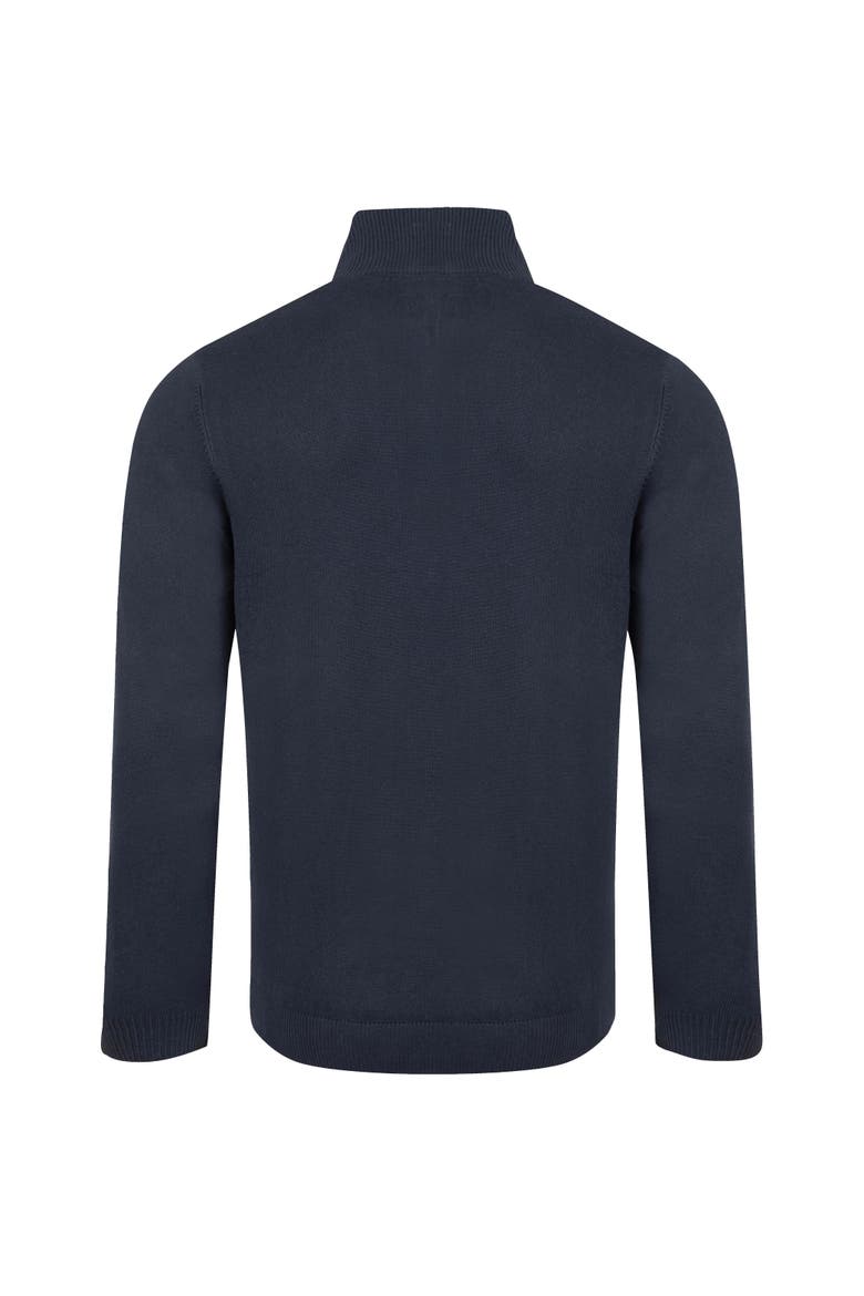 Blaine Fine Knit 1/4 Zip Jumper, Alternate, color, Midnight