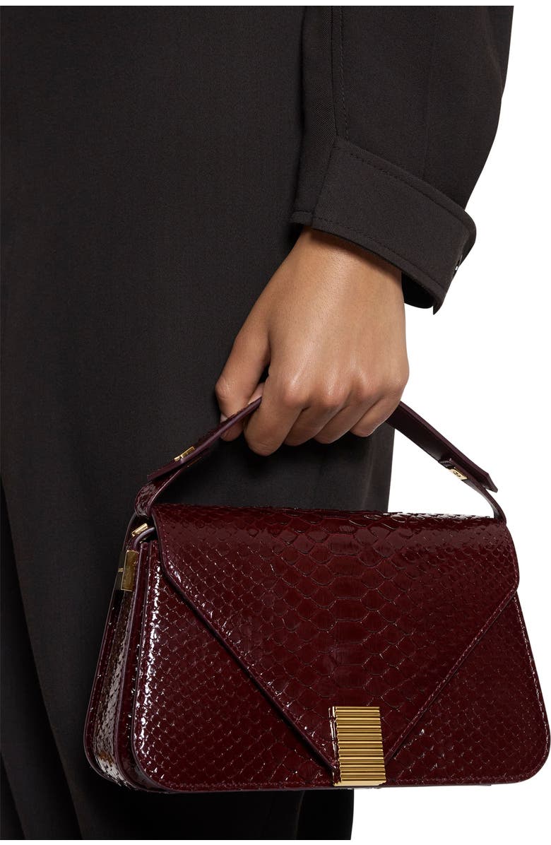 Lanvin Concerto Arpege Python Bag, Alternate, color,