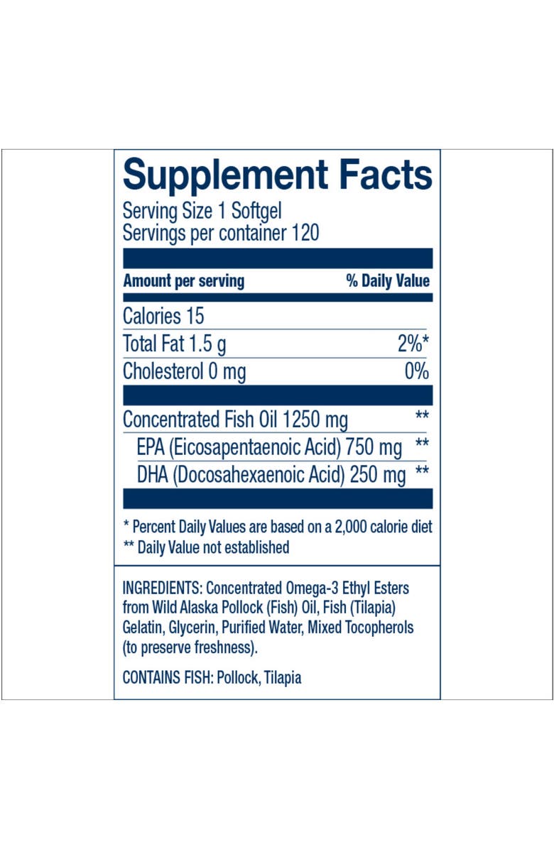 Wiley's Finest Peak EPA Omega-3 Softgels for Joint Health Support 120 softgels, Alternate, color, NO COLOR