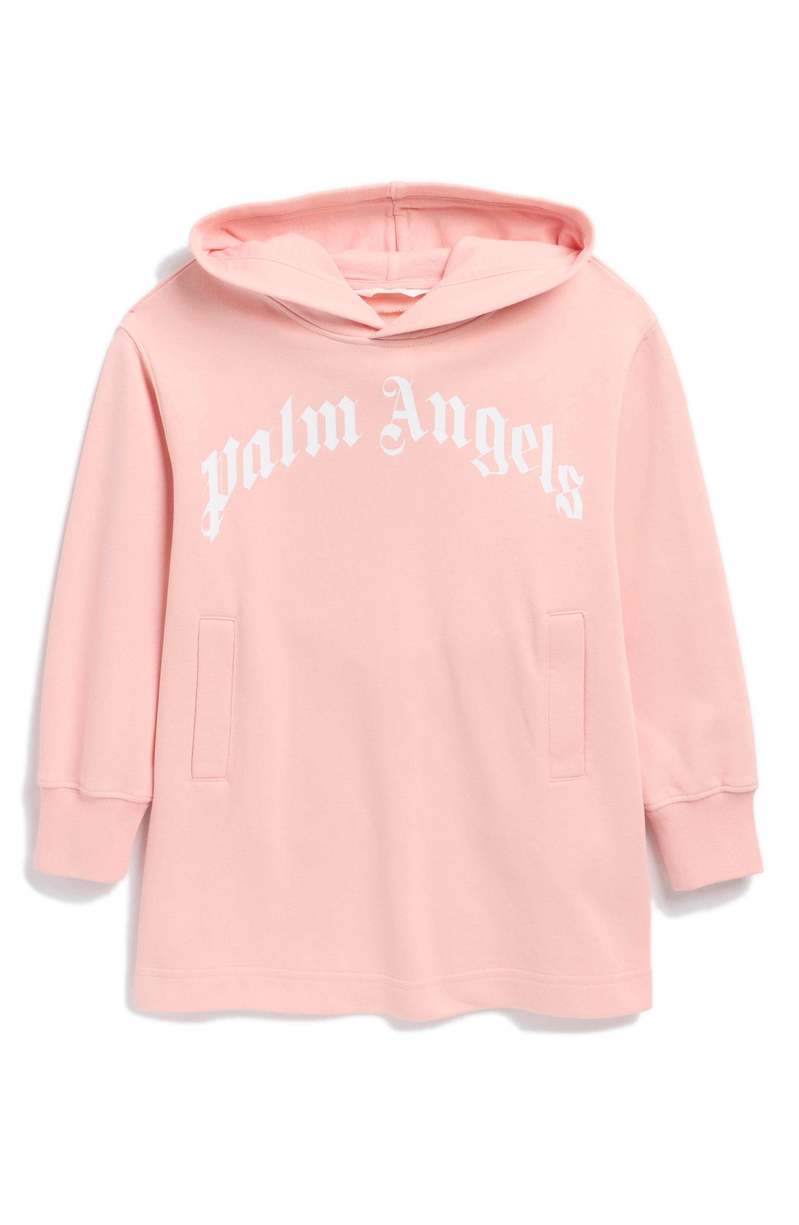 Kids' Classic Curved Logo Hoodie Dress