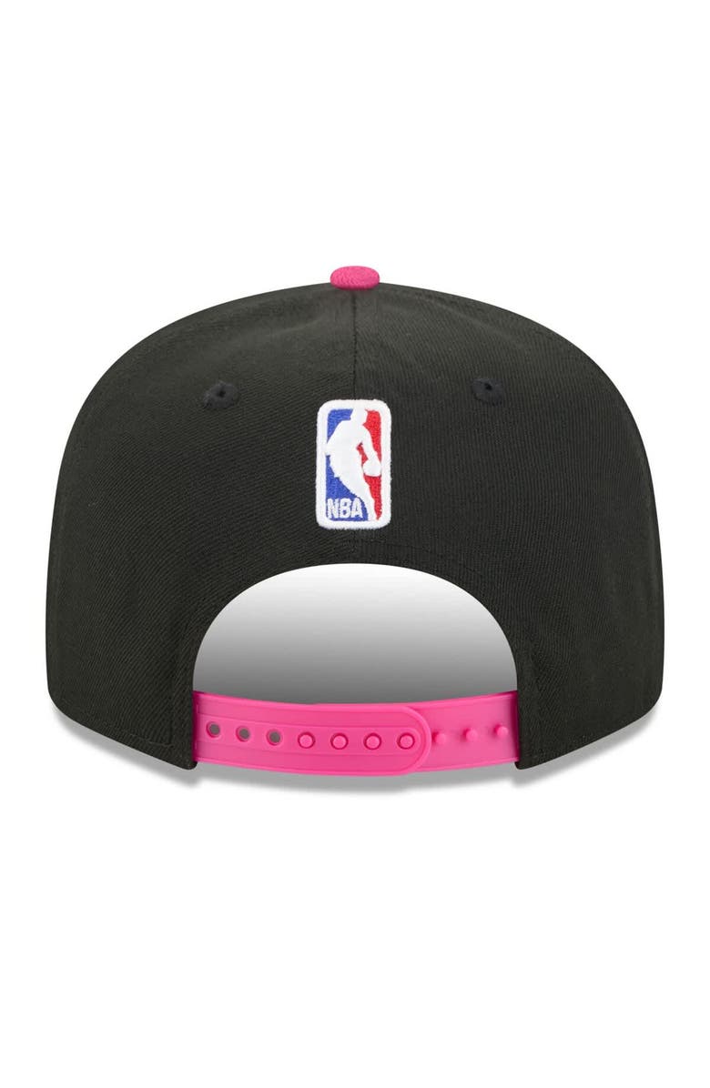 New Era Men's New Era Black/Turquoise Miami Heat 2025/26 City Edition 9FIFTY Snapback Hat, Alternate, color, Black