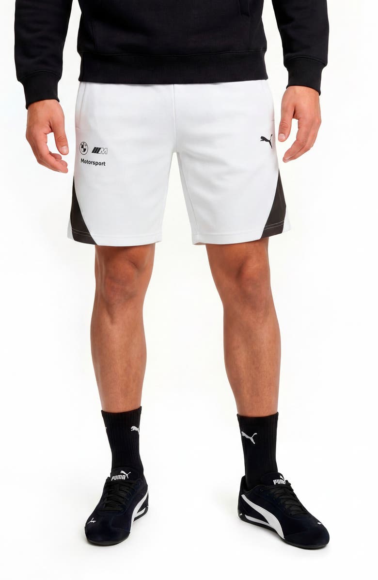 PUMA BMW M Motorsport Sweat Shorts, Main, color, Silver Mist