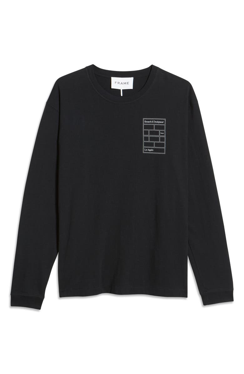 FRAME Research & Development Long Sleeve Graphic Tee, Alternate, color,