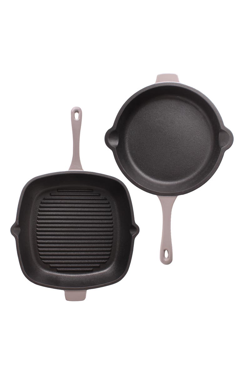BergHOFF Neo Enameled Cast Iron 3-Piece Set, Main, color, Pink