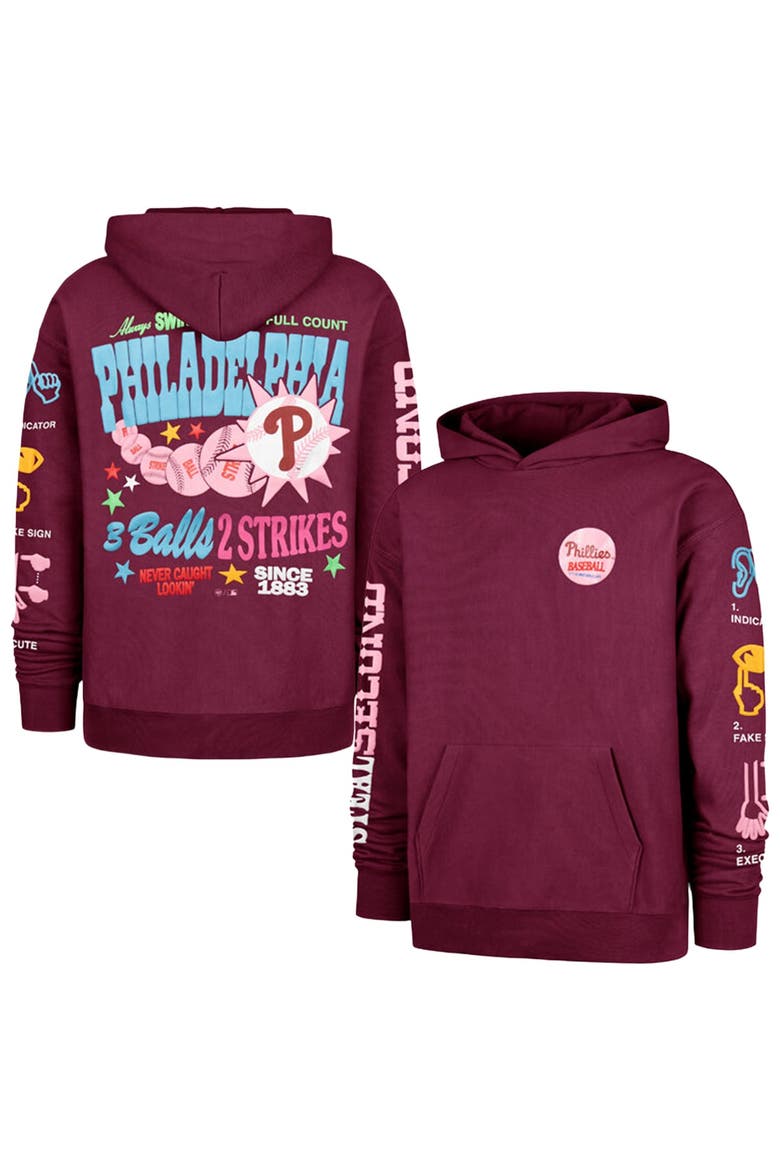 Unisex '47  Burgundy Philadelphia Phillies Earl Foundation Hoodie, Main, color, Burgundy