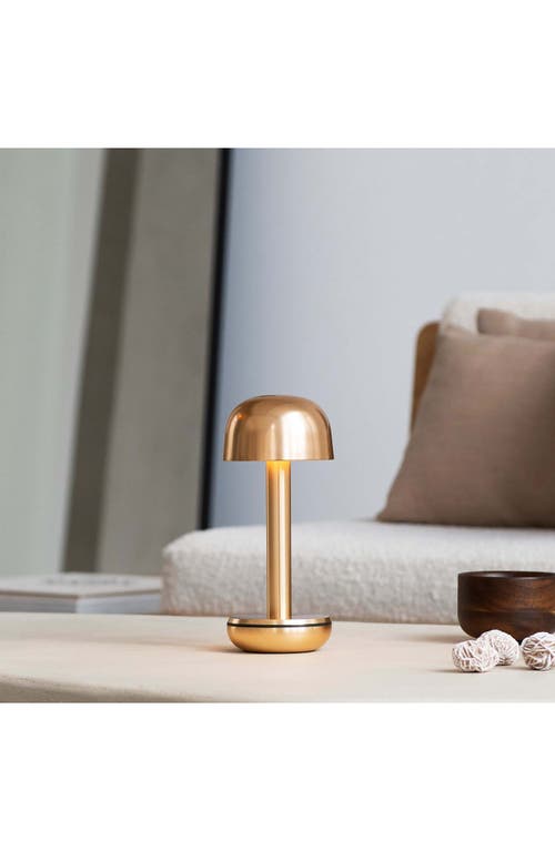 Ameico Humble Two Cordless Led Lamp In Gold