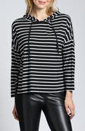 APNY Stripe Side Slit Hoodie