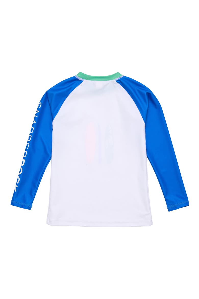 Kids' Breakwater Beach UPF 50+ Rashguard, Alternate, color, WHITE MULTI