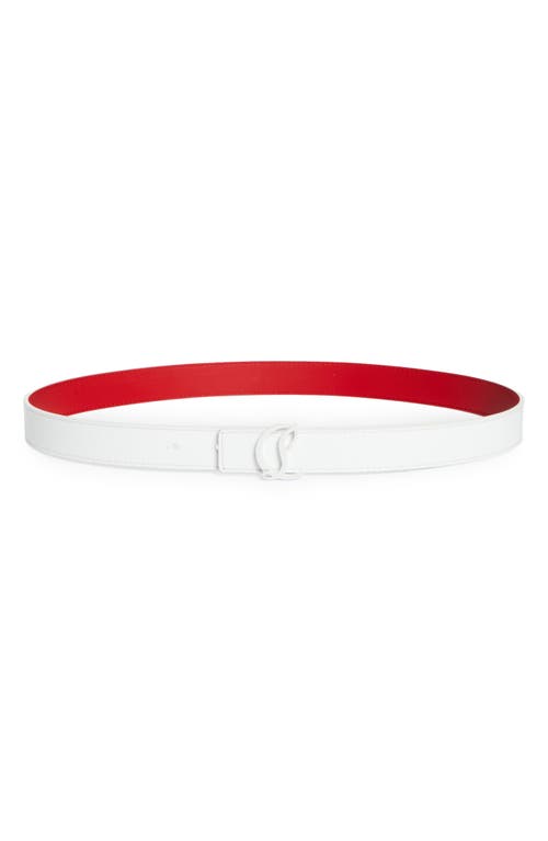 Christian Louboutin Loubi54 Reversible Leather Belt