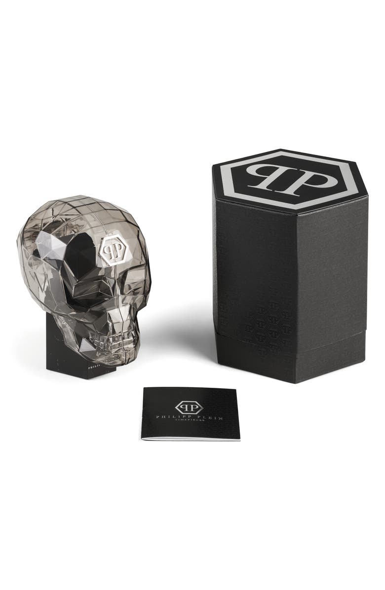 PHILIPP PLEIN $nake Hexagon Crystal Bracelet Watch, 28mm, Alternate, color, Stainless Steel