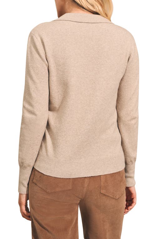 Faherty Jackson Sweater Polo In Brown
