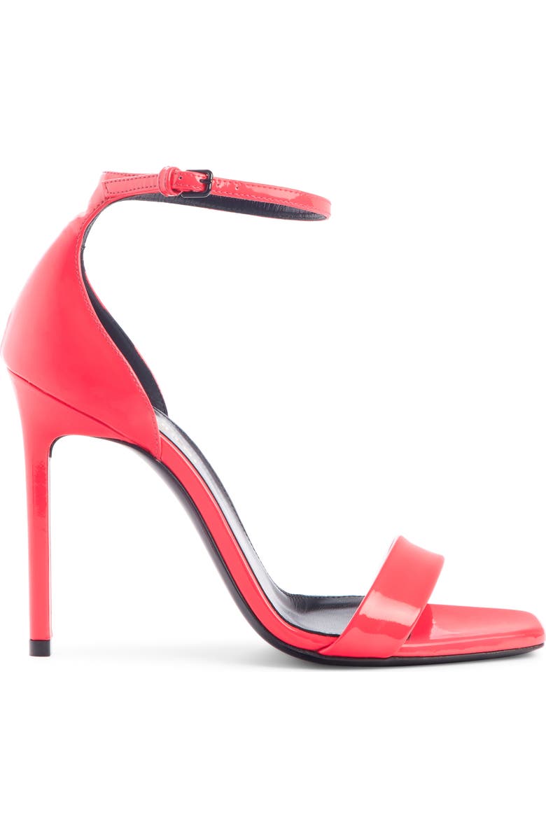 Saint Laurent Amber Ankle Strap Stiletto Sandal, Alternate, color,
