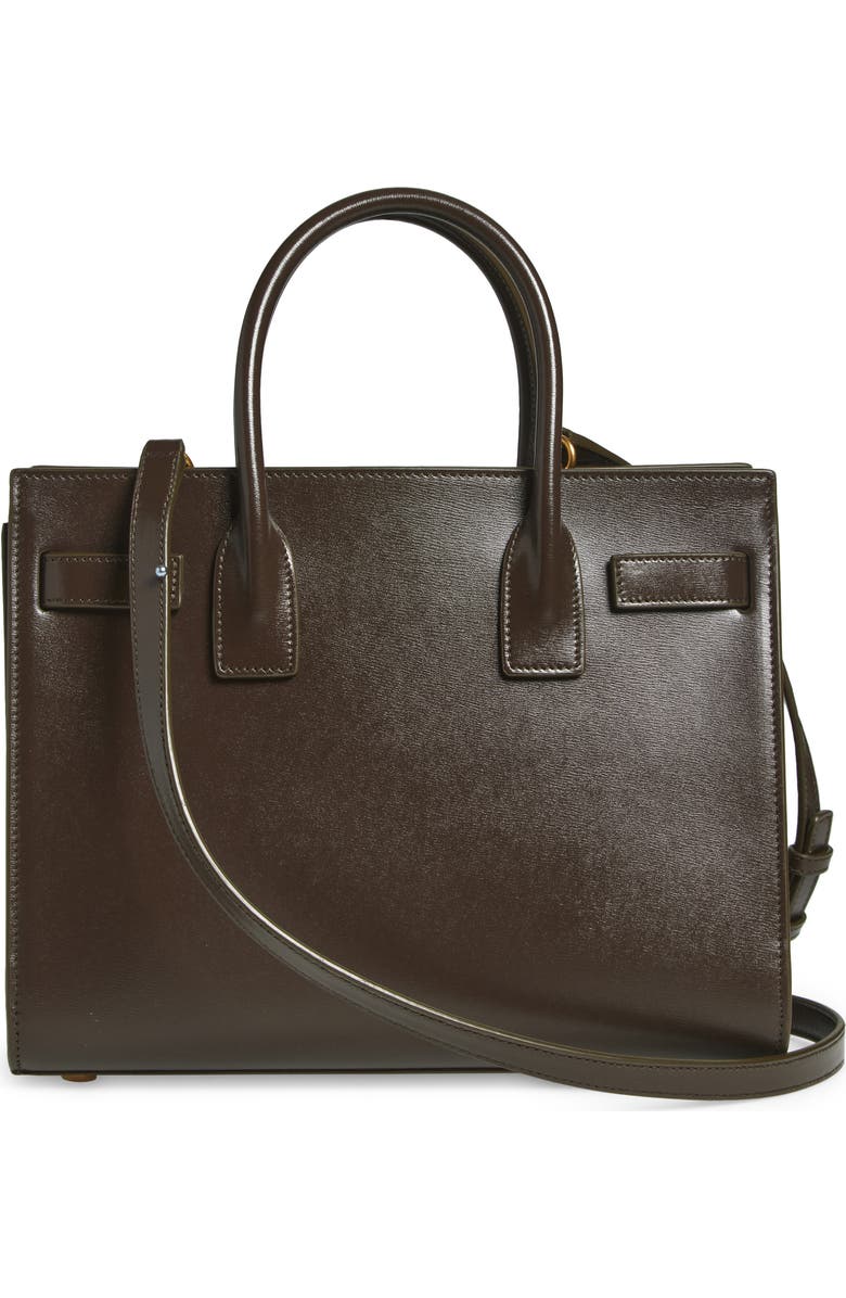 Saint Laurent Baby Sac de Jour Leather Tote, Alternate, color, Light Musk