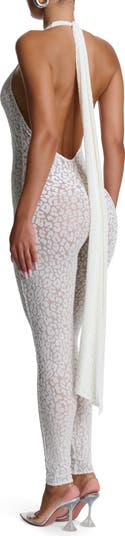 Burnout Open Back Jumpsuit