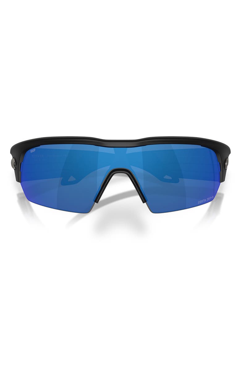 Costa Del Mar Pilothouse 35mm Sunglasses, Alternate, color, Matte Black / Blue Mirror 580P