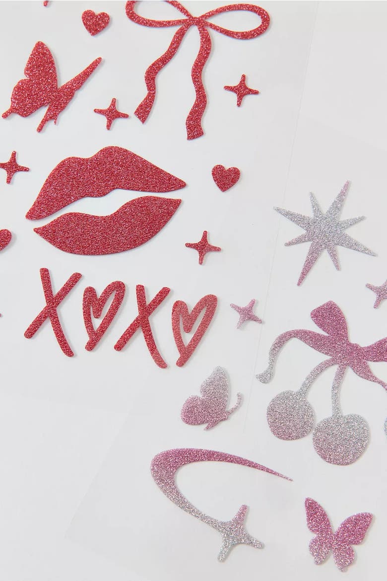 Sunkissed Sun Tan Stickers, Alternate, color, Pink