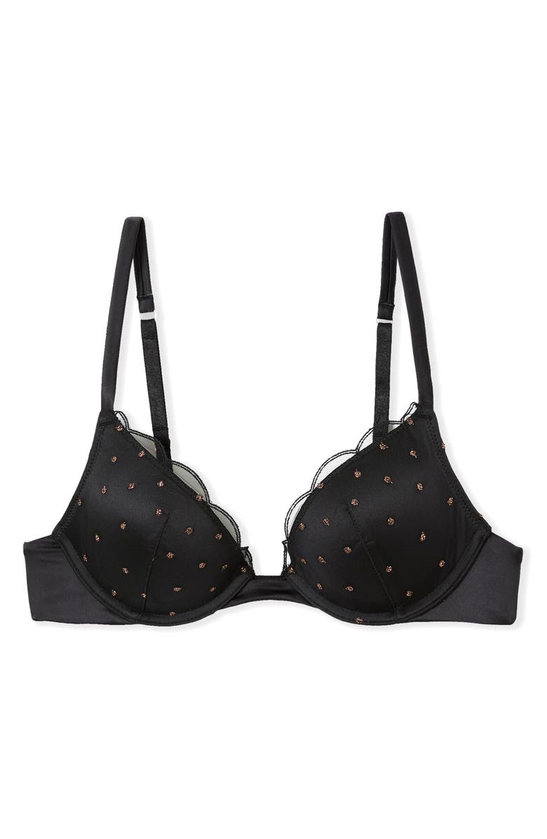 Etam Divine Classique N°2 Underwire Bra, Alternate, color, Black
