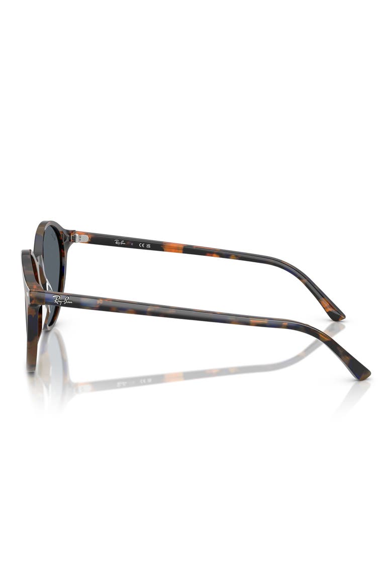 53mm Bernard Phantos Round Sunglasses, Alternate, color, HAVANA YELLOW E BLUE / BLUE
