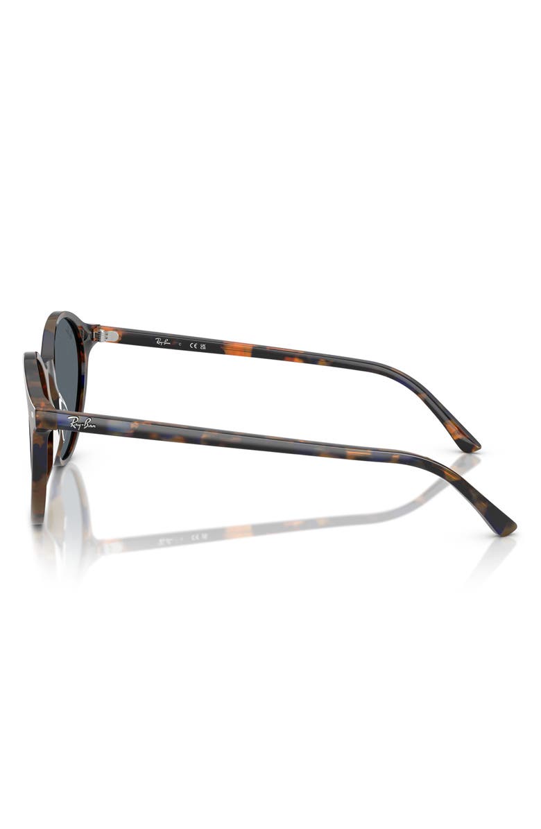 Ray-Ban 53mm Bernard Phantos Round Sunglasses, Alternate, color, Havana Yellow E Blue / Blue
