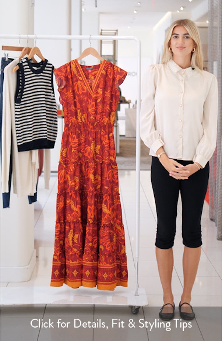 Floral Maxi Dress, sales video thumbnail