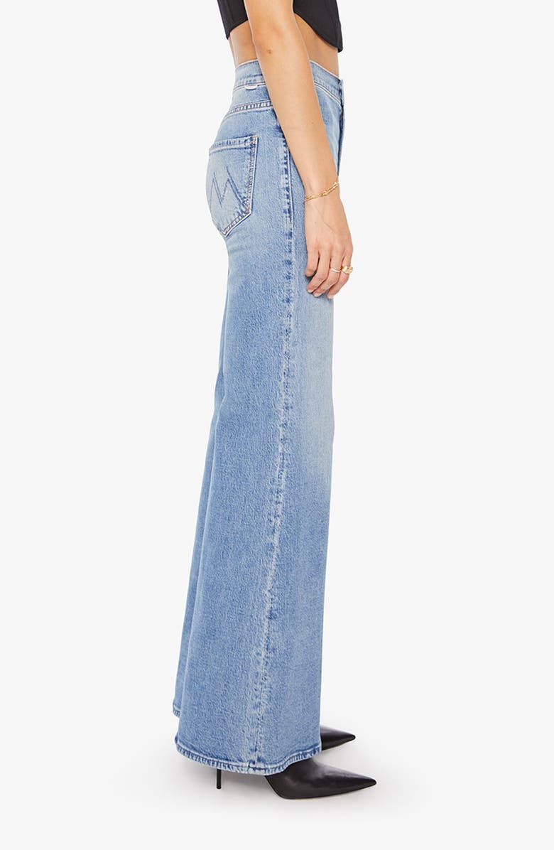 MOTHER The Tab Roller Skimp Wide Leg Jeans, Alternate, color, Fight For Your Right
