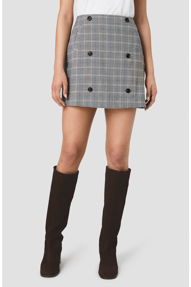 Matteo Plaid Miniskirt, Main, color, MATTEO PLAID SUITING
