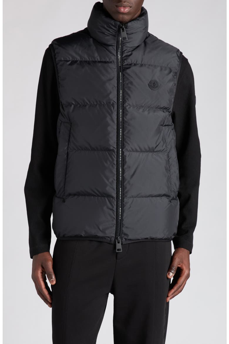 Arras Down Puffer Vest, Main, color, BLACK