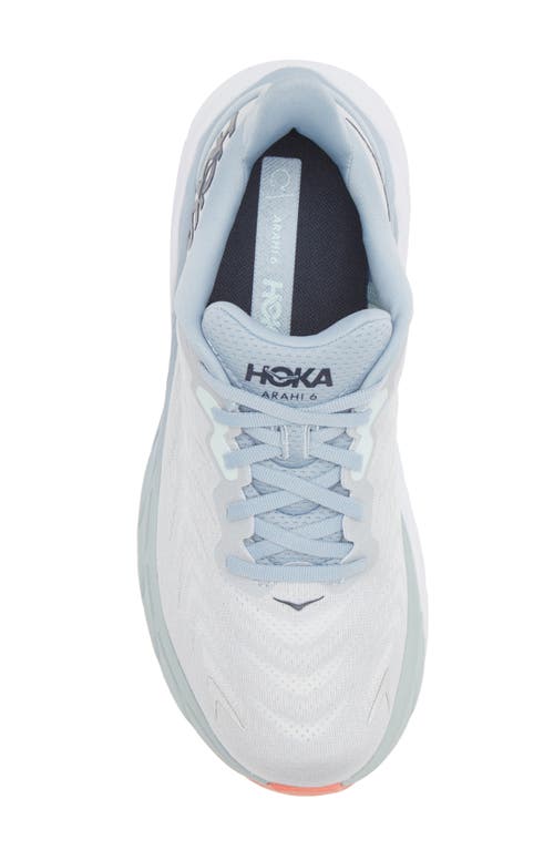 Hoka Arahi 6 Running Wide Shoe In Animal Print