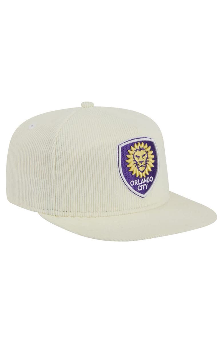 New Era Men's New Era Cream Orlando City SC 2025 Kickoff Snapback Golfer Hat, Alternate, color, Cream